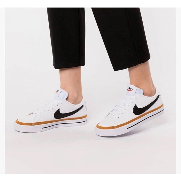 Nike Womens COURT LEGACY NEXT NATURE 'WHITE DESERT OCHRE SHOE Size US 5 - Picture 1 of 10